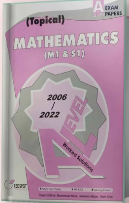 A Level Topical Mathematics M1 S1 2023 Edition Redspot Books Hub Pakistan