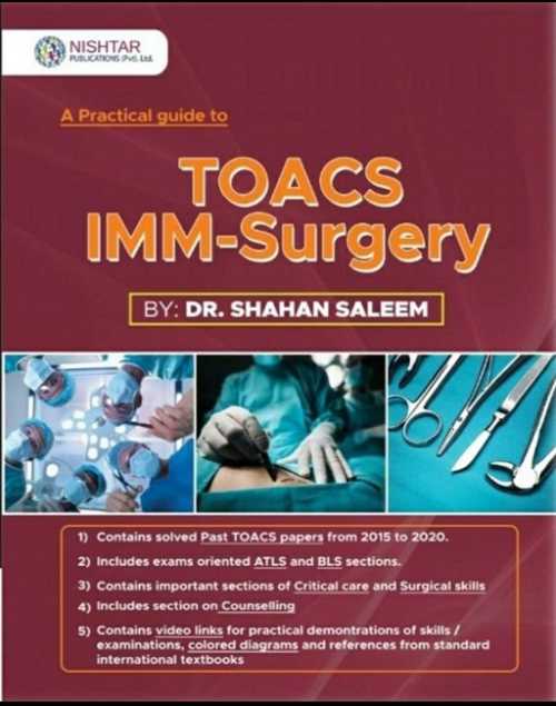A Pratical Guide To Toacs IMM Surgery By Dr Shahan Saleem
