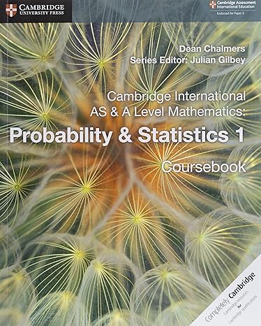 Cambridge AS & A Level Math Probability & Statistics 1 Coursebook