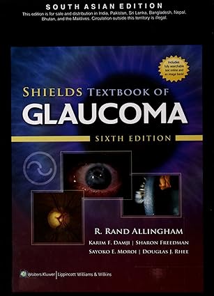 Shield'S Textbook of Glaucoma, 6ed